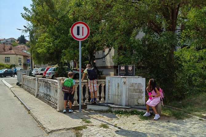 Vladičin Han, saobraćajni znak