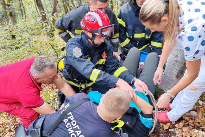 Incident tokom planinareja na Mučnju