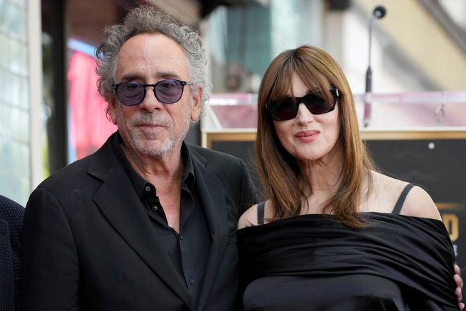 Monika Beluči i Tim Burton Monika Beluči i Tim Burton