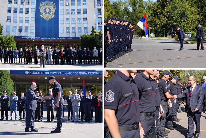 Ministar Dacic-Promocija 15. klase Obuke za prijem pripadnika VSJ