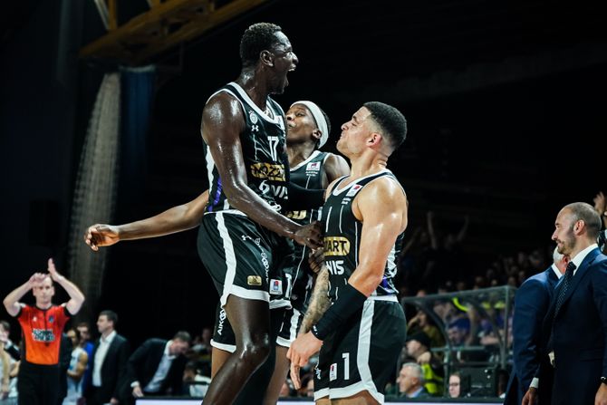 Isak Bonga, KK Partizan - KK Spartak Subotica, ABA liga Isak Bonga, KK Partizan - KK Spartak Subotica, ABA liga
