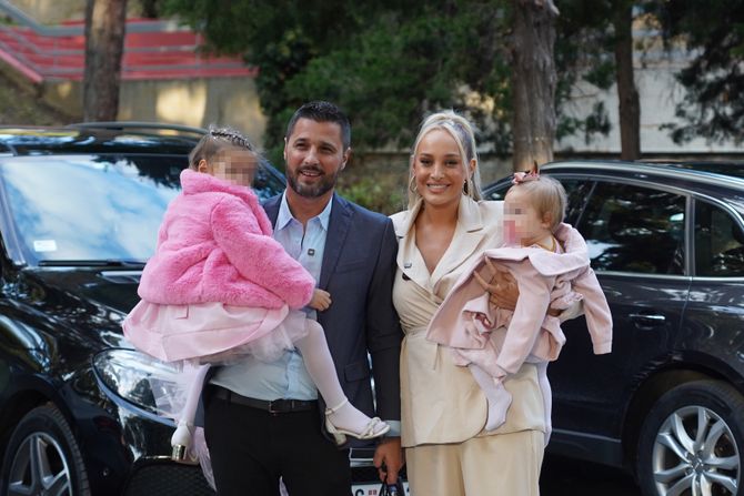 Marko Miljković i Luna Đogani, ćerka rođendan Marko Miljković i Luna Đogani, ćerka rođendan