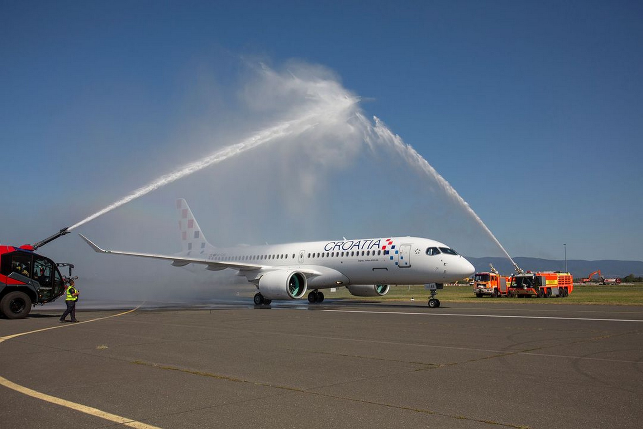 Direktnim letom iz Montreala stigao osmi Airbus A220 u flotu Croatia Airlinesa