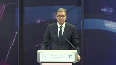 Aleksandar Vučić Ženeva obeležavanje 70 godina Evropske organizacije za nuklearna istraživanja CERN