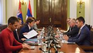 Assembly President Brnabic meets with head of OSCE Mission in Serbia, Jan Braathu