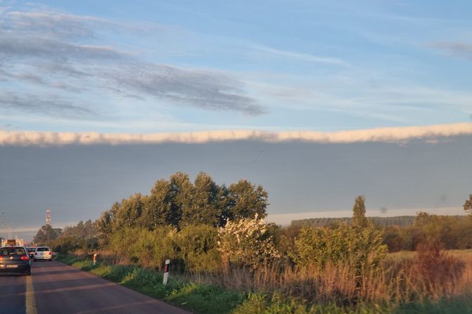 Čudni oblaci nad Beogradom