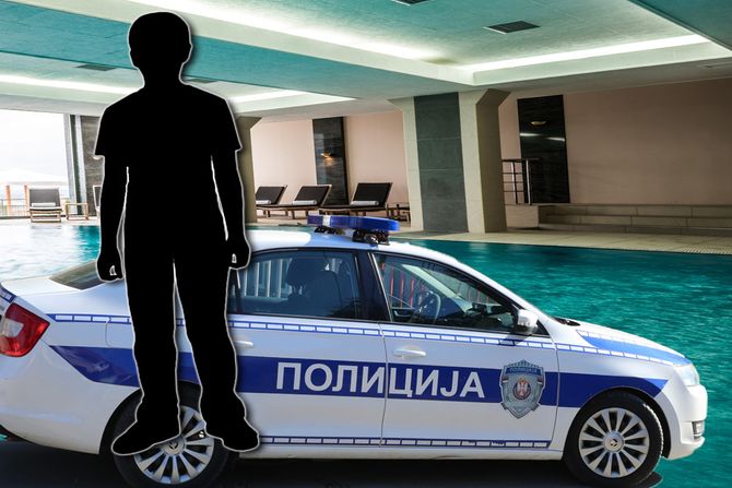 policija, unutrašnji bazen, dečak , utapanje