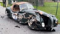 Tragedija za ljubitelje automobila: Neprocenjivi Jaguar iz 1948. godine uništen zbog nepažnje vozačice