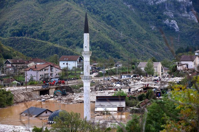 Jablanica, poplave u BiH