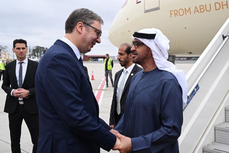 Aleksandar Vučić i Mohamed bin Zayed Al Nahyan