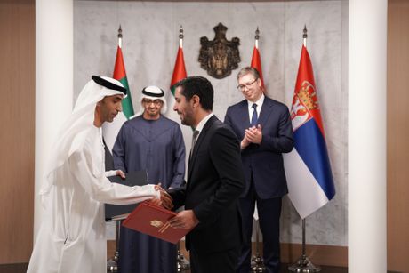 Aleksandar Vučić, Mohamed bin Zajed al Nahjan, ekonomski  sporazum UAE