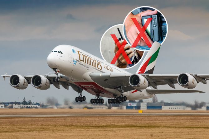 Emirates, toki voki, pejdžer