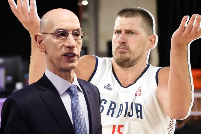 Adam Silver i Nikola Jokić