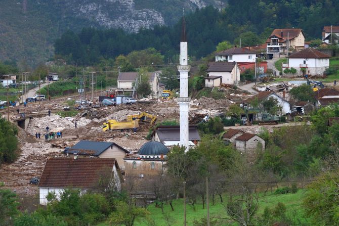 Bosna poplave, BiH, Jablanica