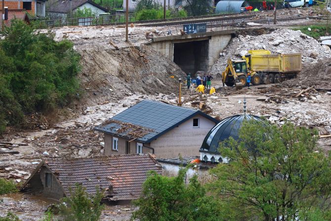 Bosna poplave, BiH, Jablanica