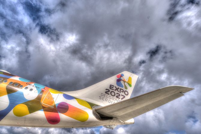 EXPO A330 Air Serbia HDR