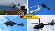 Helikopter EUFOR-a nadleće Jablanicu