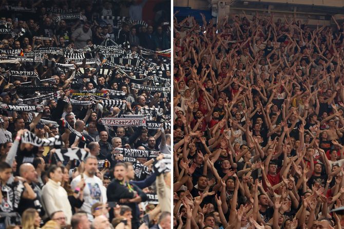 KK Partizan navijači i KK Crvena zvezda navijači