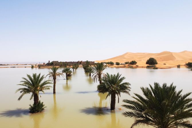 Maroko Sahara poplava Maroko Sahara poplava