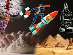 raketa testo, mikroskop, vino, grozd, egipat