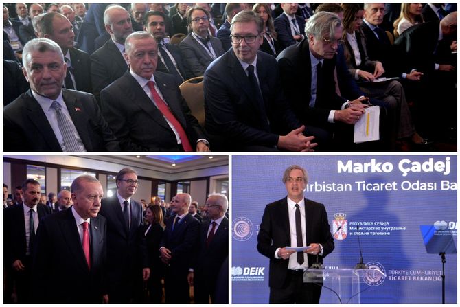 Aleksandar Vučić, Erdogan, Marko Čadež, Poslovni forum Aleksandar Vučić, Erdogan, Marko Čadež, Poslovni forum