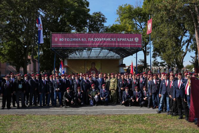 Vojna svečanost povodom Dana 63. padobranske brigade