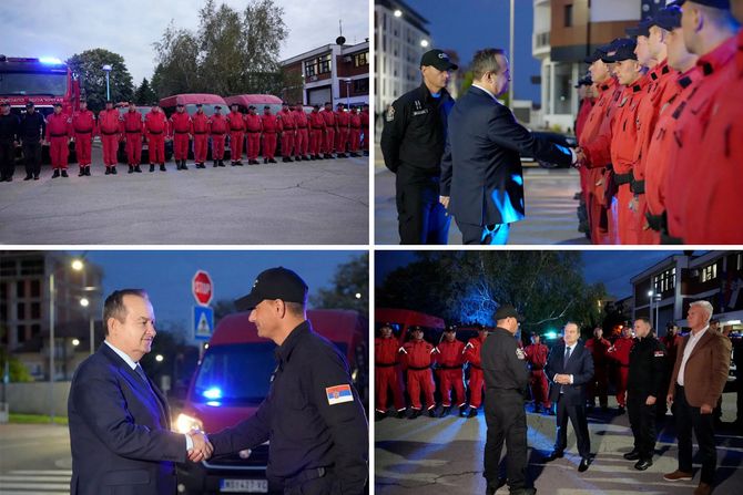 Ivica Dačić  dočekao u Loznici Specijalistički tim za spasavanje iz ruševina Ivica Dačić  dočekao u Loznici Specijalistički tim za spasavanje iz ruševina