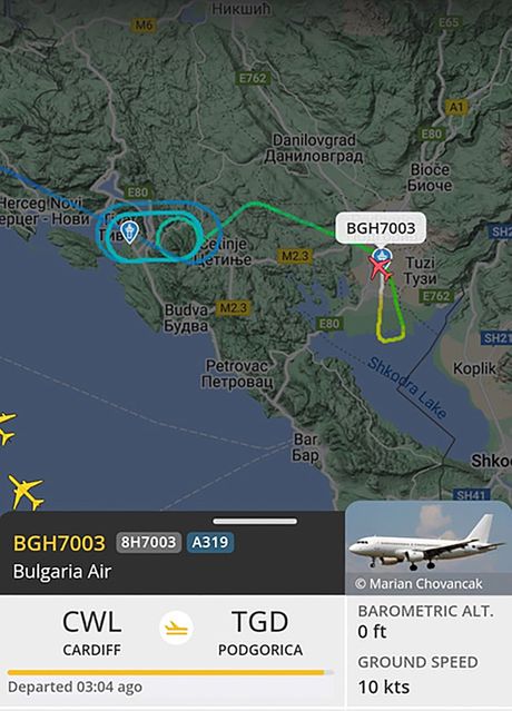 Screenshot FlightRadar24 Screenshot FlightRadar24