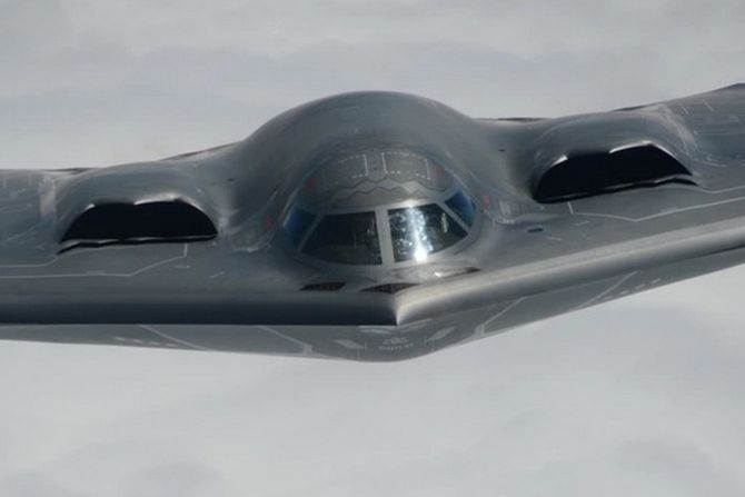 B-2 Spirit stealth bombarder