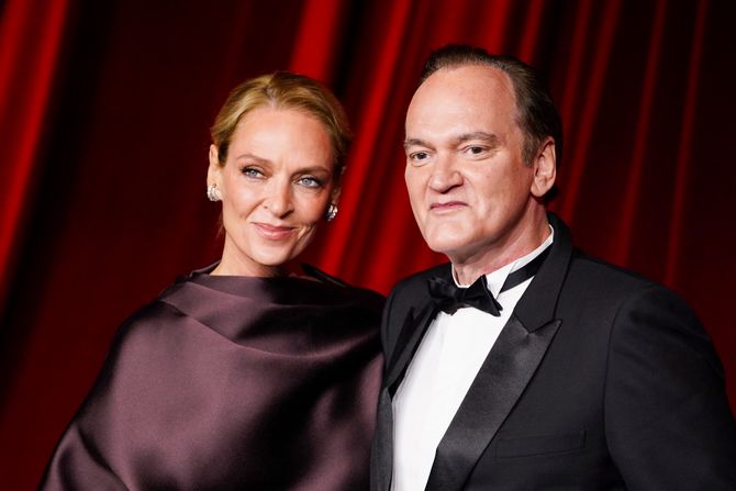 Uma Turman i Kventin Tarantino, Fourth Annual Academy Museum Gala Red Carpe