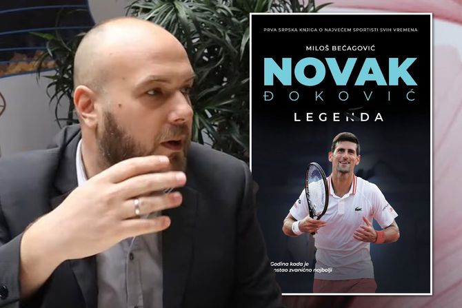 Novak Đoković, knjiga, Miloš Bećagović