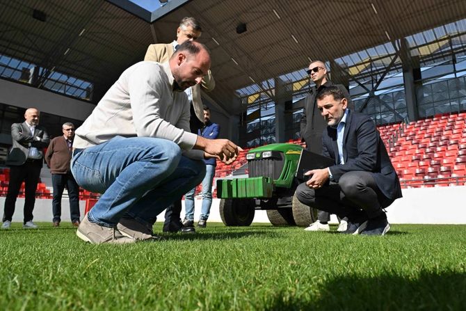 Branko Radujko, stadion Dubočica