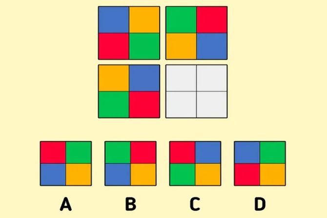 Mozgalica test