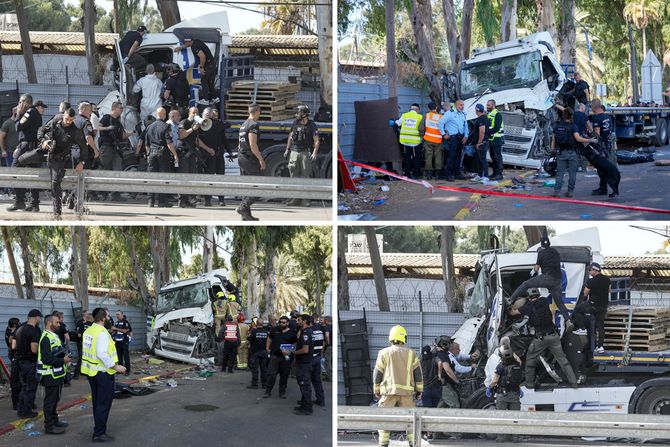 Izrael Tel Aviv teroristički napad, kamion uleteo u autobusku stanicu