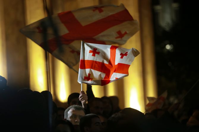 Gruzija Tbilisi protest