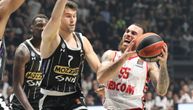 Partizan poražen od Monaka posle velike drame u Pioniru: Ludački poen Majka Džejmsa presudio crno-belima