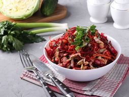 salata povrće kupus cvekla