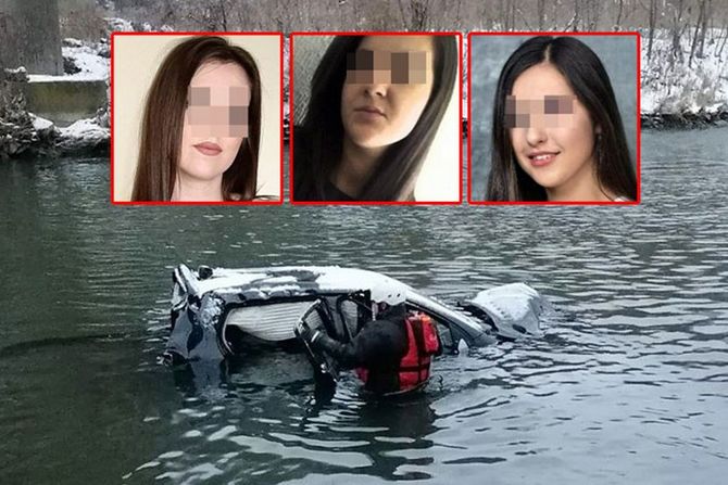 Automobil sleteo u Južnu Moravu 2