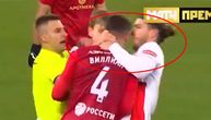 Opšta tuča na meču CSKA - Spartak: Srđan Babić hvatao igrača za vrat, pa završio krvav! Haos u derbiju Rusije