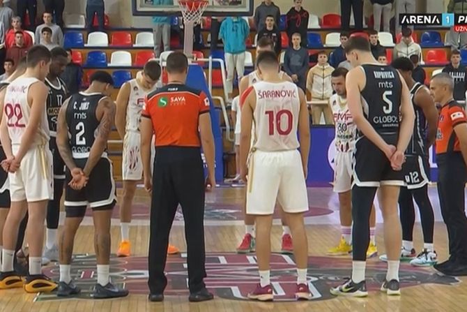 Minut ćutanja, KK FMP, KK Partizan