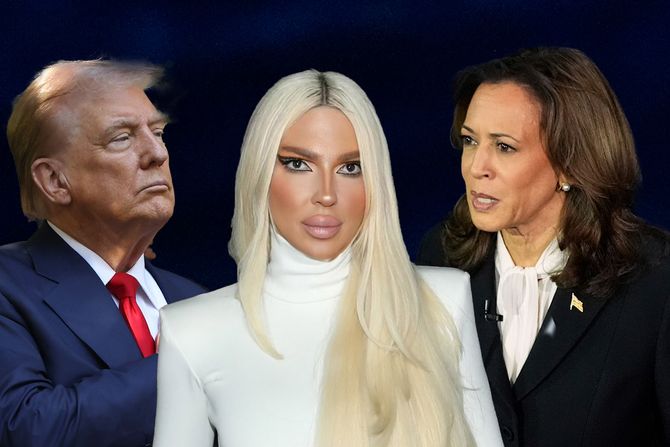 Kamala Haris, Jelena Karleuša, Donald Tramp