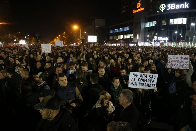 Novi Sad protest neredi