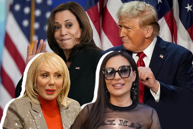 Kamala Haris, Donald Tramp, Lepa Brena i Ceca Ražnatović