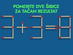 Mozgalica test, šibice