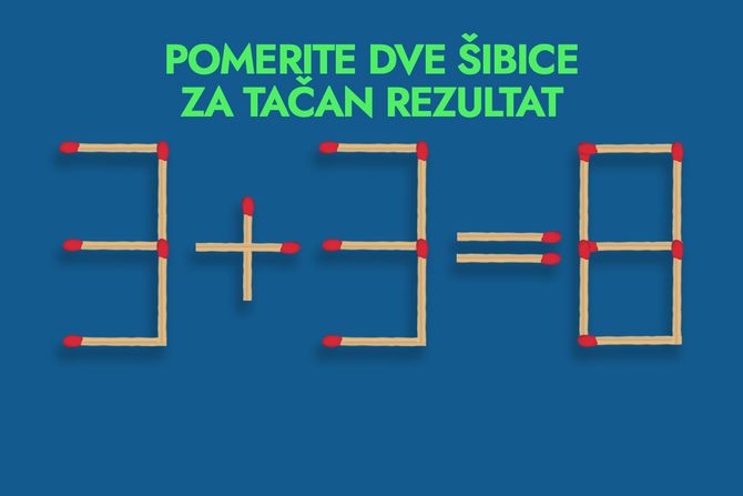 Mozgalica test, šibice Mozgalica test, šibice
