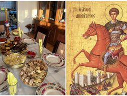 Mitrovdan, slavska trpeza