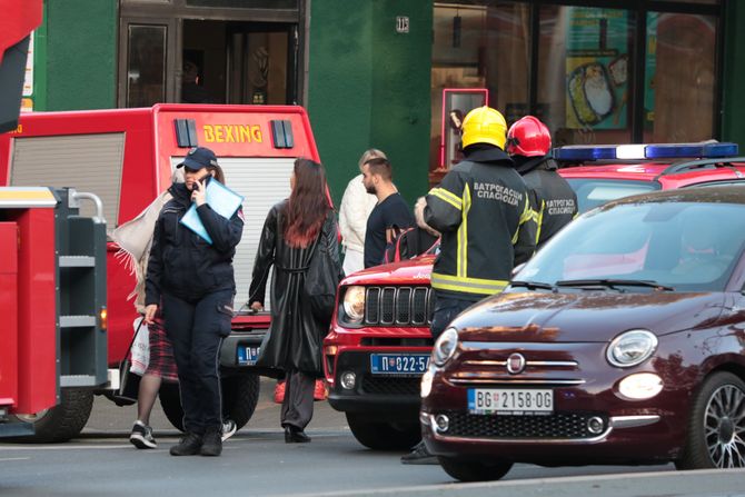 Bulevar kralja Aleksandra požar