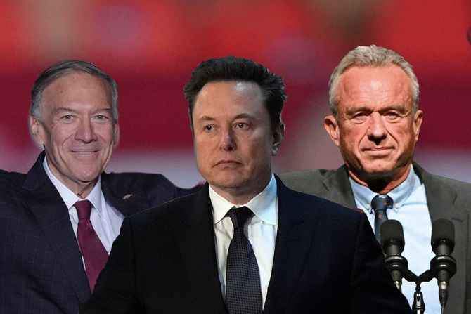 Elon Mask, Robert F. Kennedy Jr. i Mike Pompeo