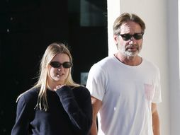 Dejvid Duhovni  i devojka, David Duchovny i  Monique Pendleberry