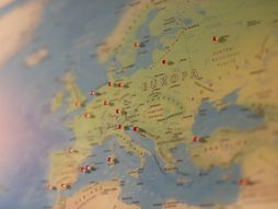 Evropa, karta Evrope